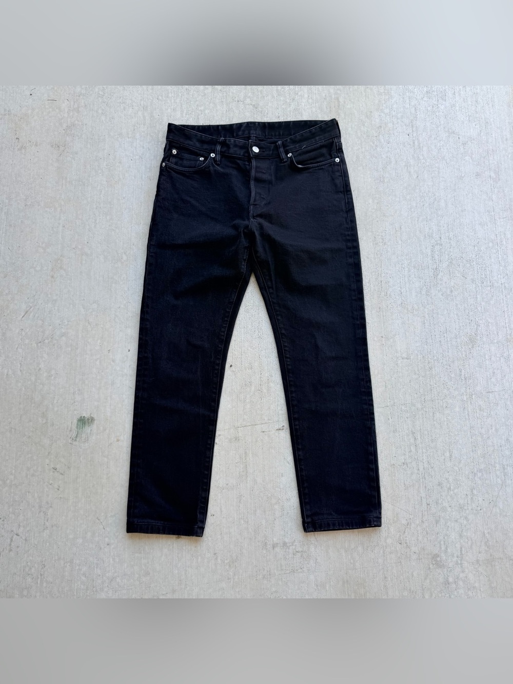 Buck Mason Maverick Slim Jeans Black Men Size 34 Stretch